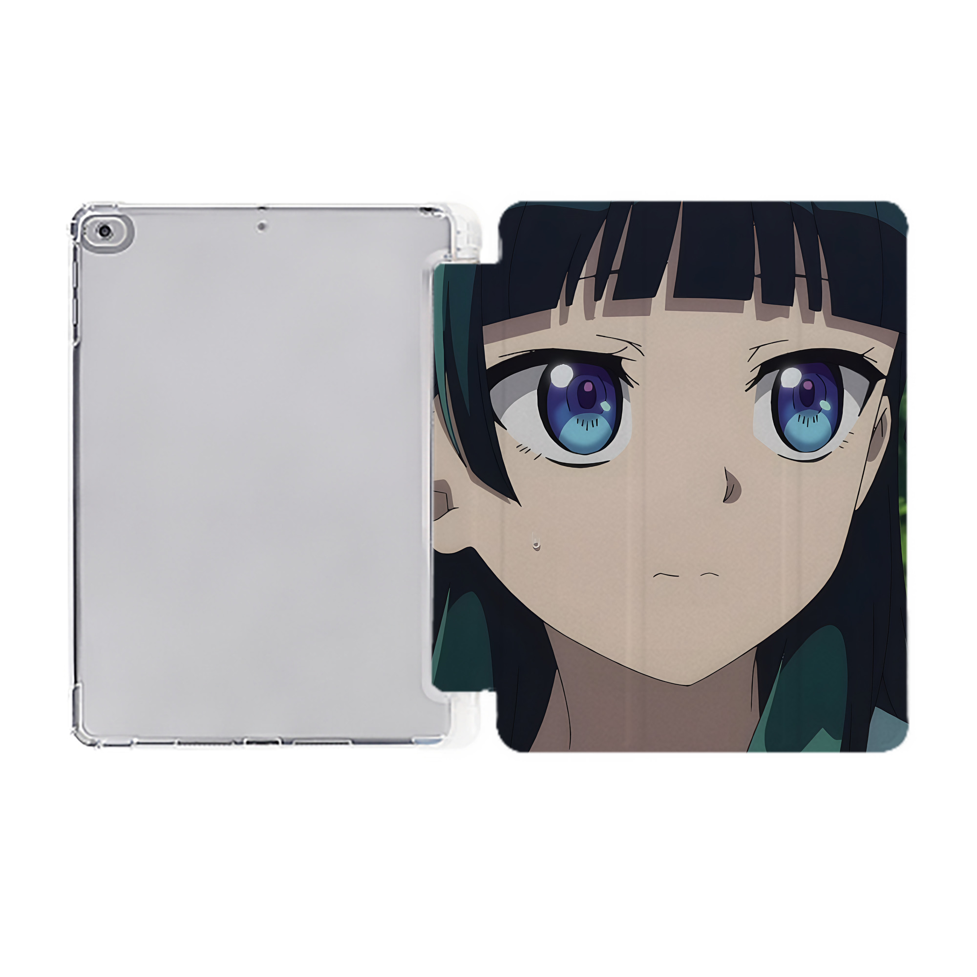 （画像用） 薬屋のひとりごと The Apothecary Diaries IPad ケース ペン収納付き 三つ折りスタンド PUレザー×シリコン 対応機種9.5/10.5/10.9インチ